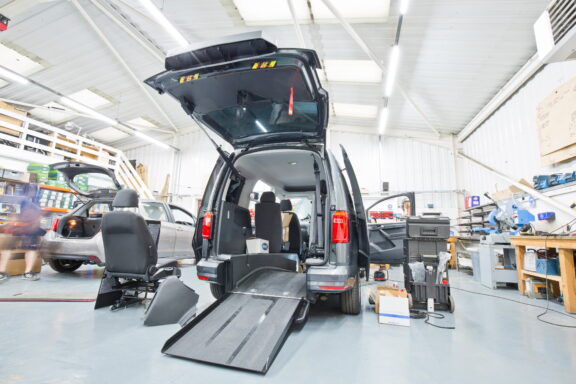 Wheelchair Accessible Vehicle in DGM Workshop