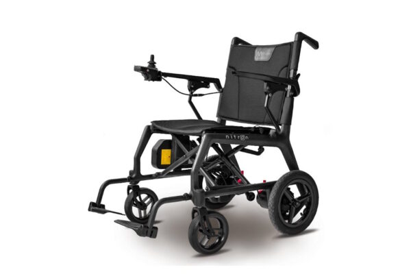 Motion Healthcare Nitron Electric Wheelchair against a white background.