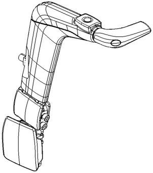 A rendering of the eClassic accelerator with black lines outlining the shape of the product.