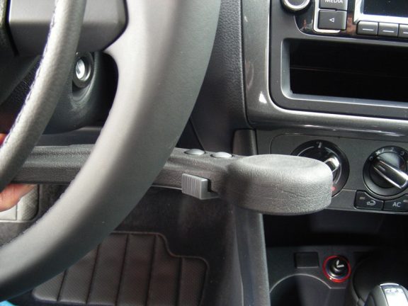 Push Brake closeup